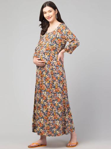 Everyday Essential Maternity & Feeding Dress. (Multi Colour)